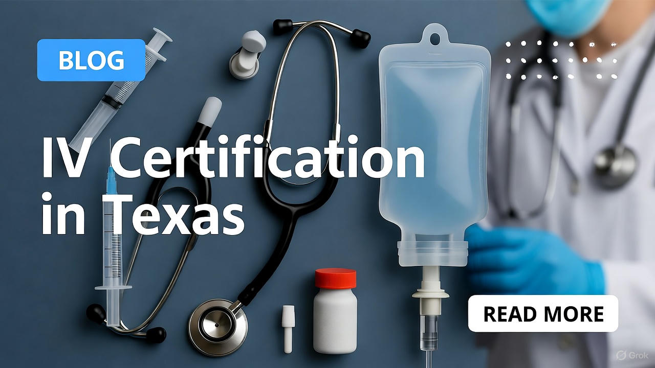 How to Get IV Certification in Texas — A Step-by-Step Guide to IV Therapy Certification and IV therapy training