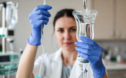 IV infusion for hangover