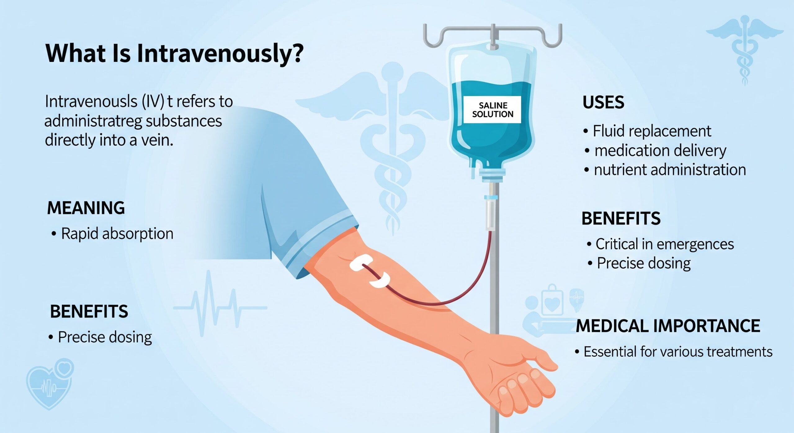 What Is Intravenously? Meaning, Uses, Benefits, and Medical Importance