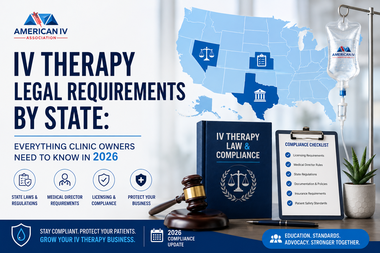 IV Therapy Legal Requirements by State: Everything Clinic Owners Need to Know in 2026