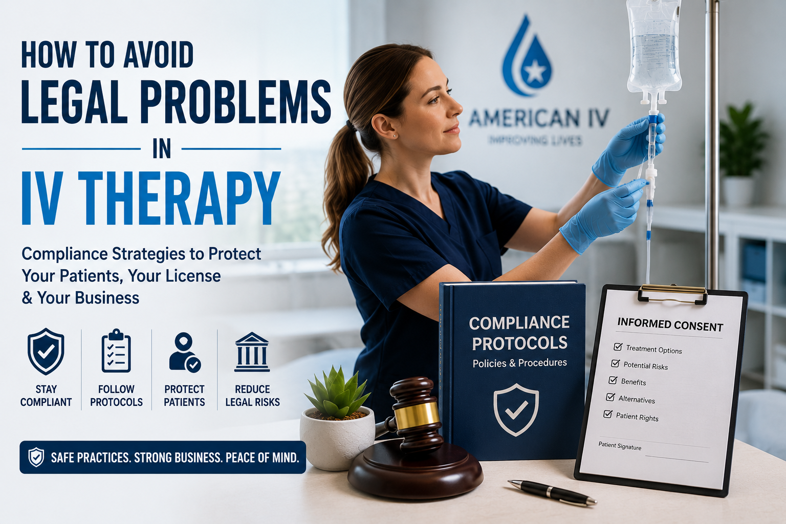 How to Avoid Legal Problems in IV Therapy: A Complete Compliance Guide for IV Clinics How to Avoid Legal Problems in IV Therapy: A Complete Compliance Guide for IV Clinics