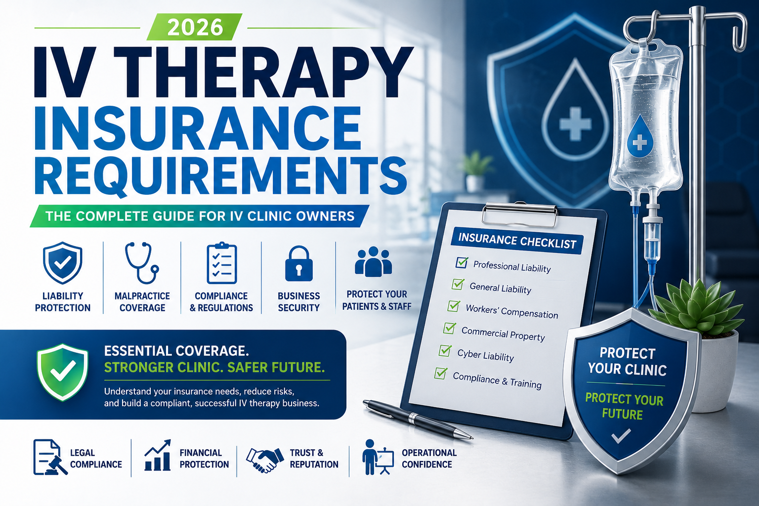 IV Therapy Insurance Requirements: The Complete Guide for Clinic Owners in 2026 IV Therapy Insurance Requirements: The Complete Guide for Clinic Owners in 2026