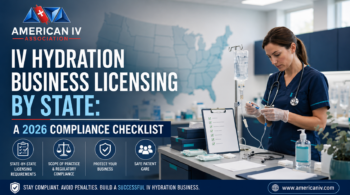 IV hydration business licensing by state