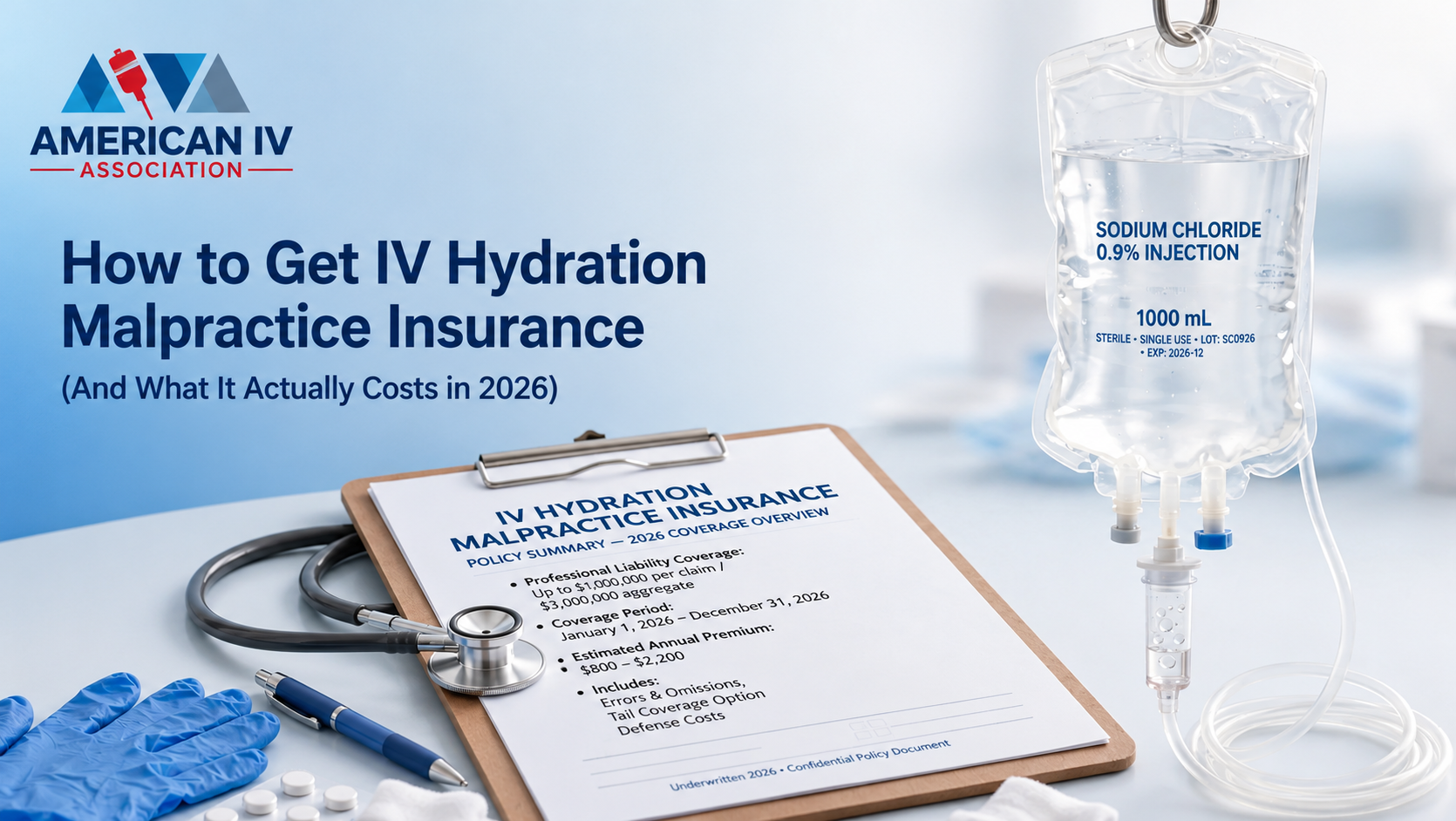 How to Get IV Hydration Malpractice Insurance (And What It Actually Costs in 2026) How to Get IV Hydration Malpractice Insurance (And What It Actually Costs in 2026)