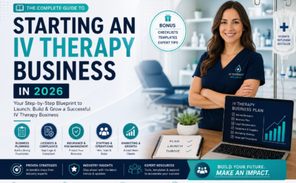 how to start an IV therapy business