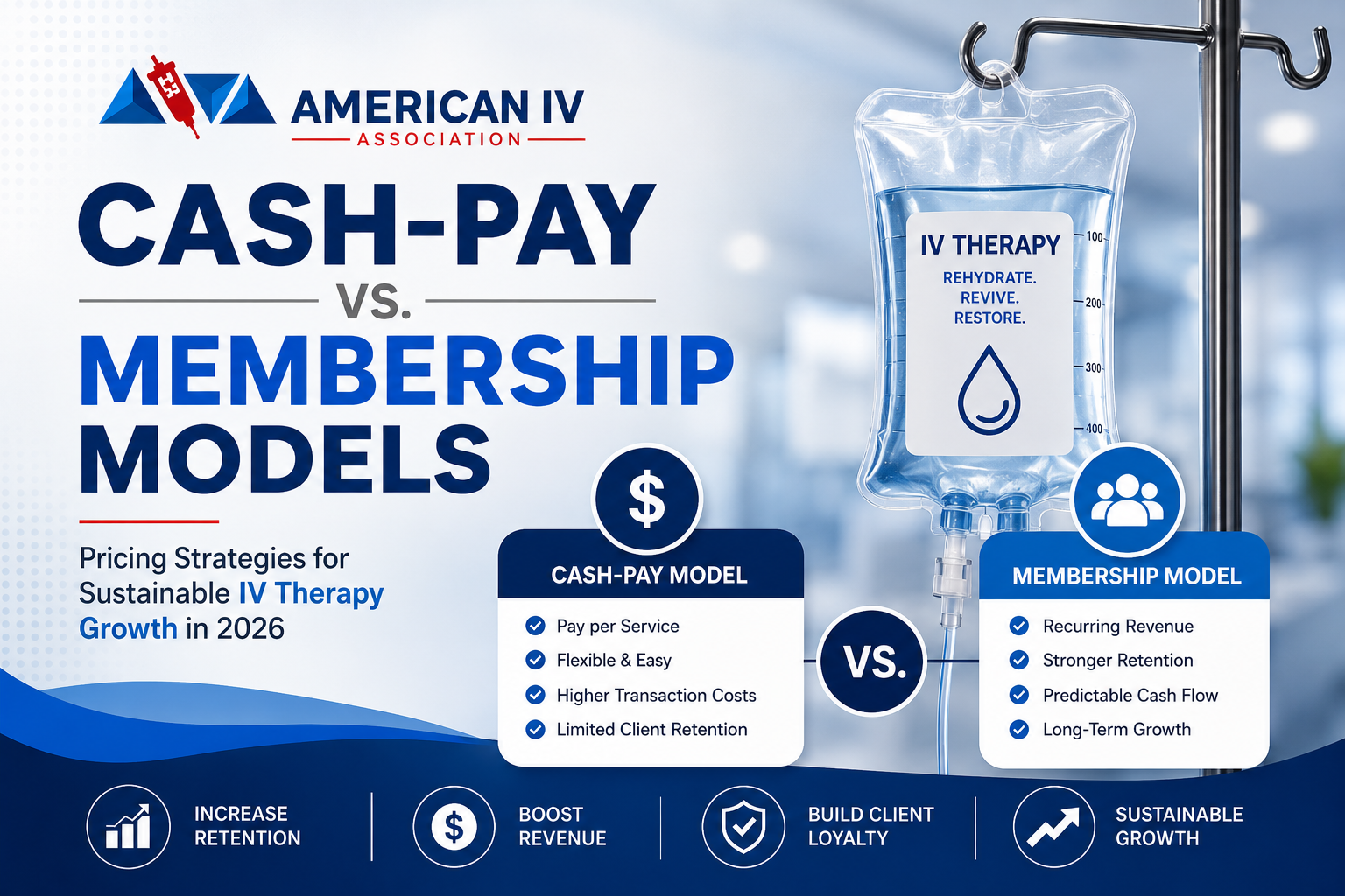Cash-Pay vs. Membership Models: Pricing Strategies for Sustainable IV Therapy Growth in 2026