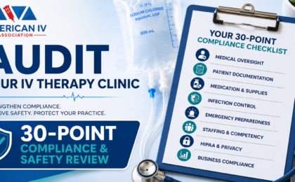 IV Therapy Clinic Compliance Audit