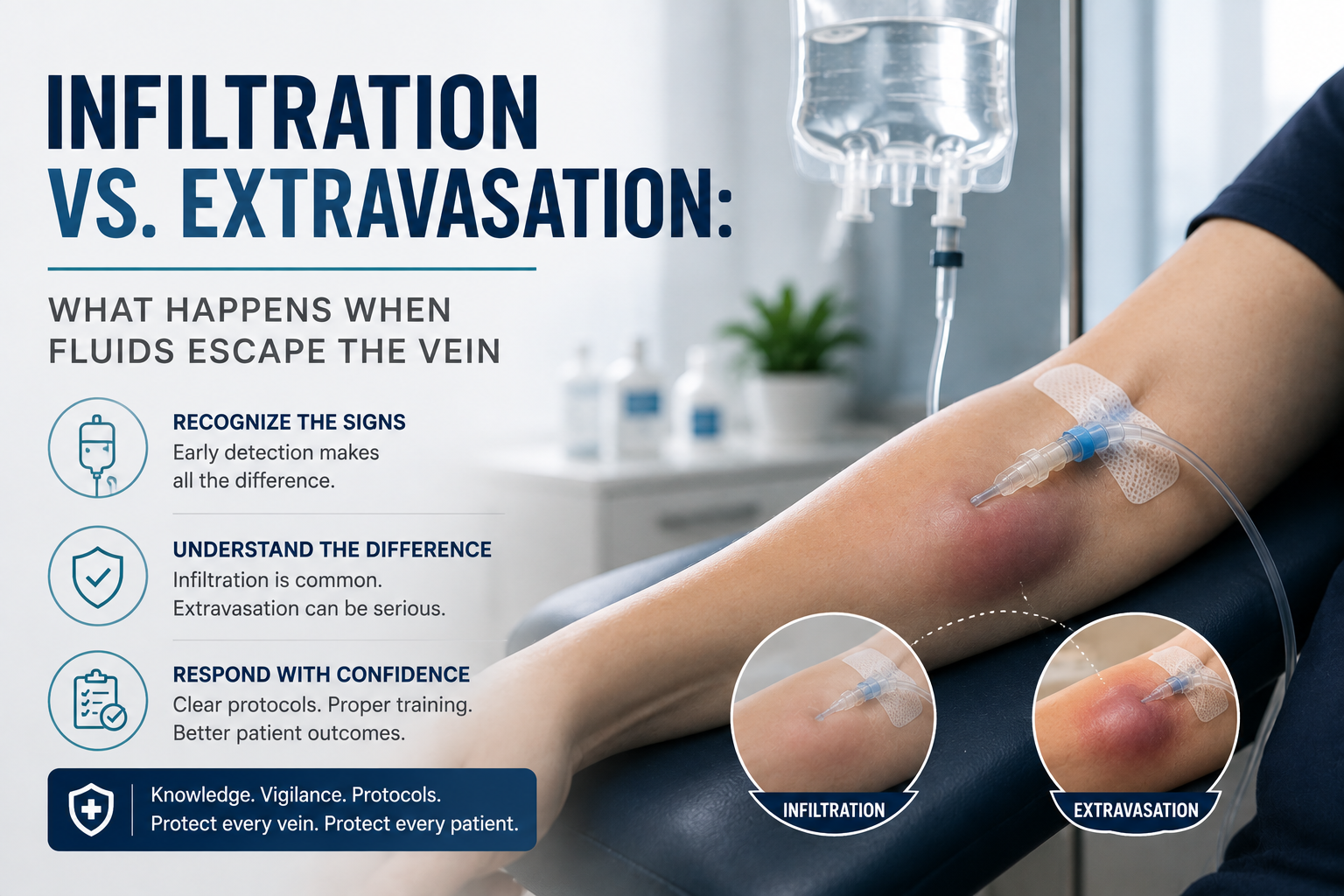 Infiltration vs. Extravasation: What Happens When Fluids Escape the Vein