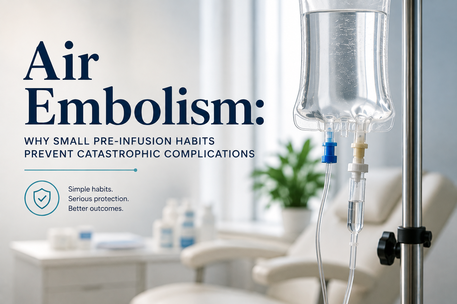 Air Embolism: Why Small Pre-Infusion Habits Prevent Catastrophic Complications